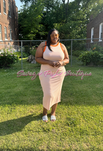 Zoey Striped Maxi Dress