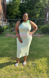 Zoey Striped Maxi Dress