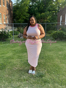 Zoey Striped Maxi Dress
