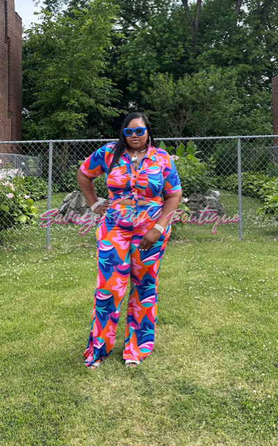 So Vibrant Pant Set
