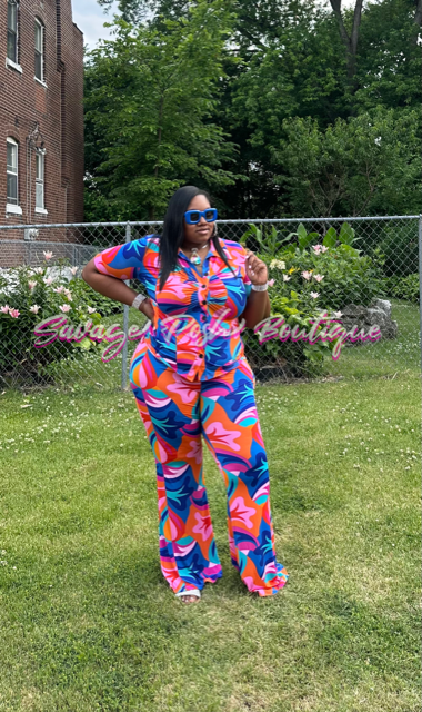 So Vibrant Pant Set