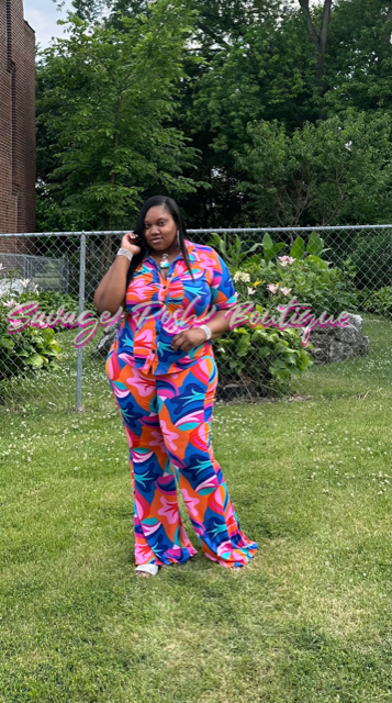 So Vibrant Pant Set