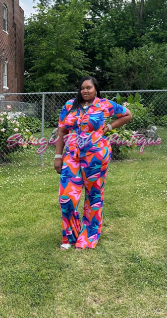 So Vibrant Pant Set