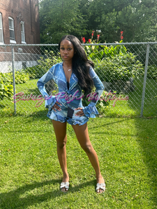 Denim Diva Romper