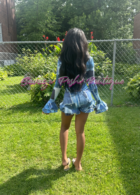 Denim Diva Romper